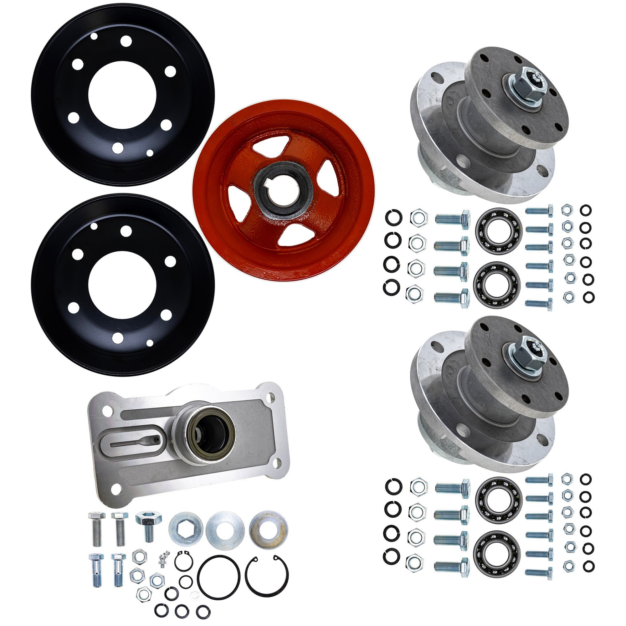 Deck Spindle Kit for Kubota B7500DT 54 60-Inch K5371-34113 K5221-71210