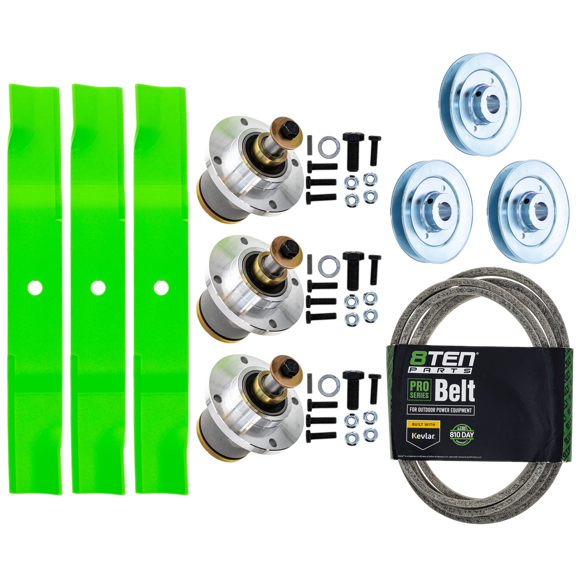 Blade Spindle Belt Kit for RZ Pro RZ-C 54-Inch 438-0001-00 437-0006-00