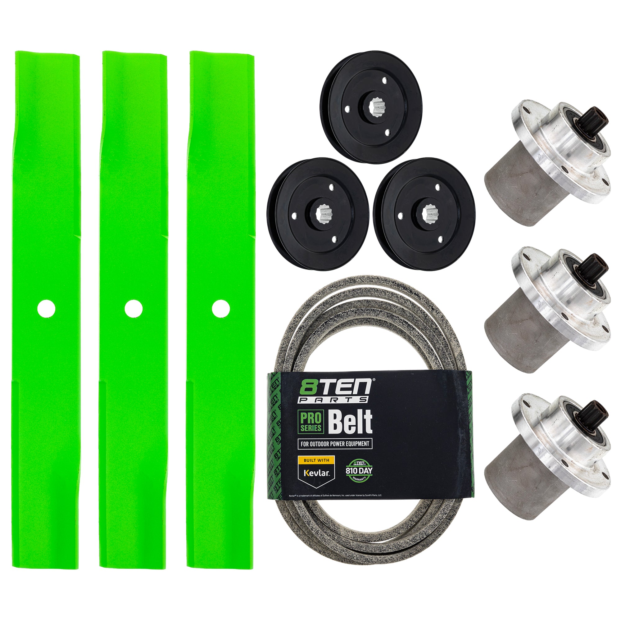 Blade Spindle Belt Kit for Hustler FasTrak SD with 54-Inch 601124 783506