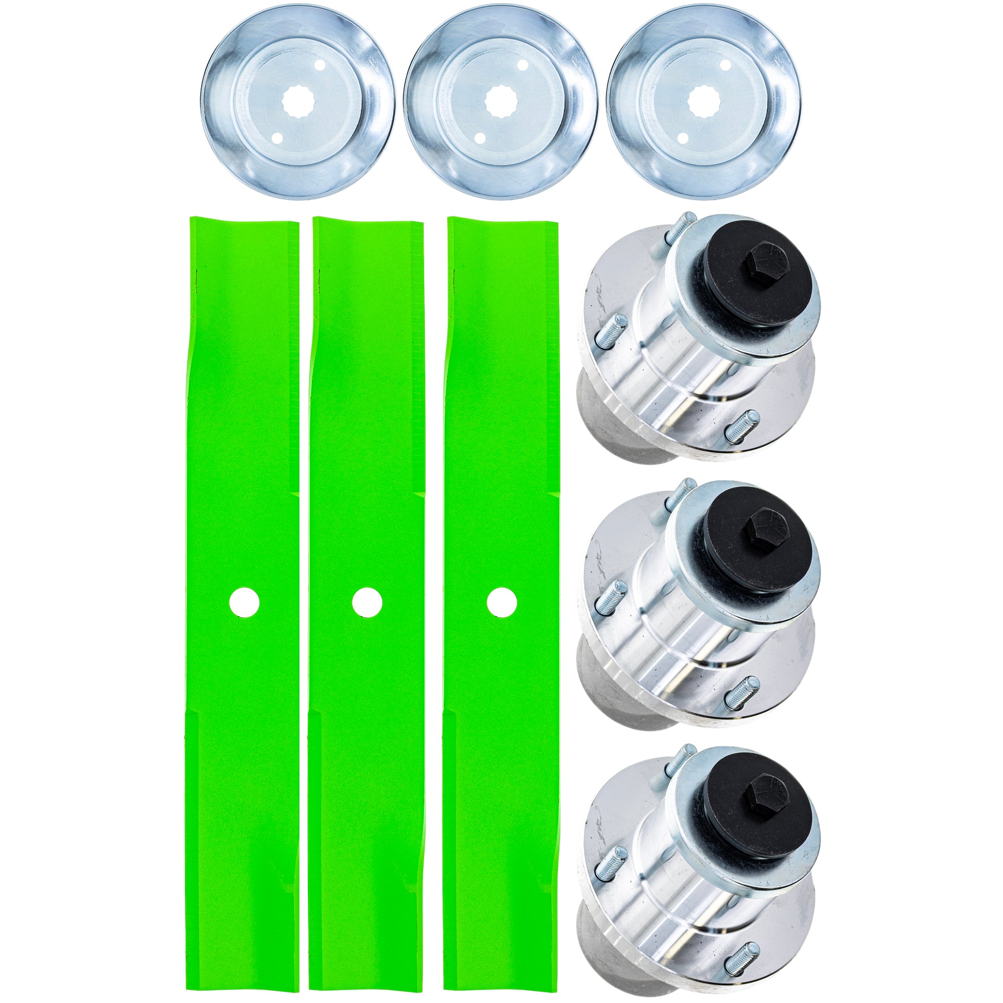 Blade Spindle Kit for Hustler FasTrak Raptor SDX XDX 54-Inch 601124 607208