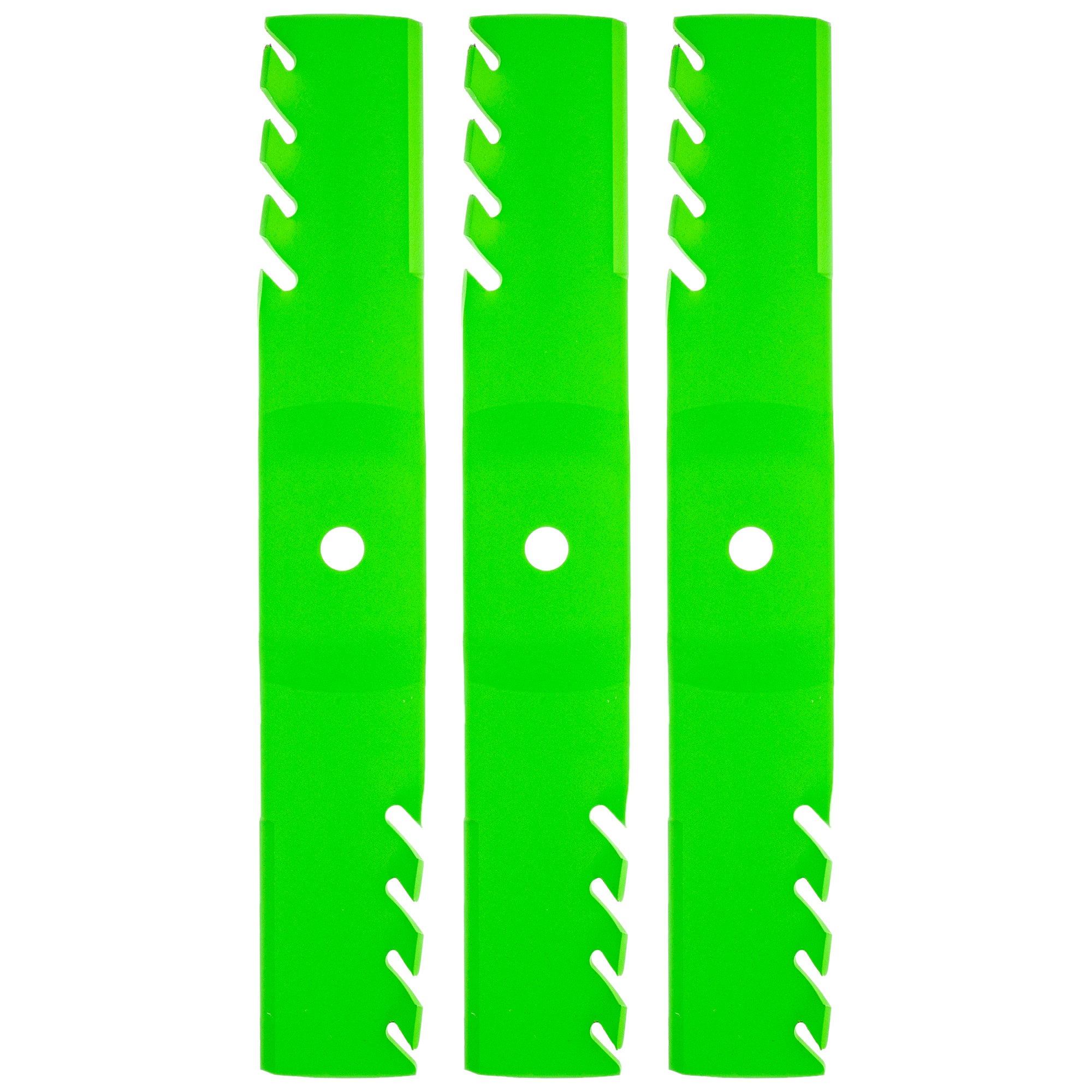 LawnRAZOR Toothed Mulching Blade For Cub Cadet Craftsman Troy-Bilt 01005380-X 01005380P-X 01005380 | 3-PACK
