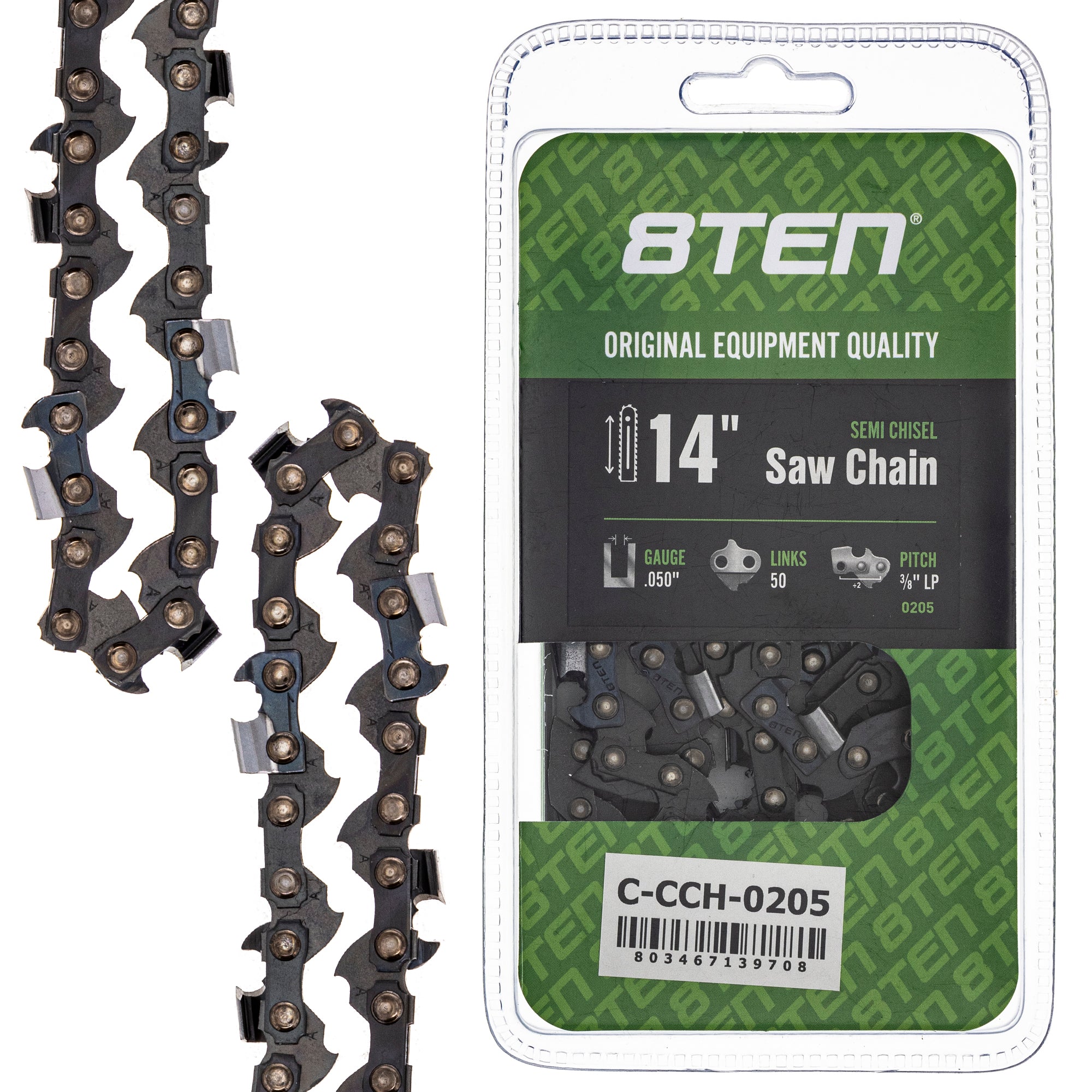Chainsaw Chain 14 Inch .050 3/8 LP 50DL For Stihl Homelite Oleo Mac 91VXL050G 91PXL050G 91PX050G