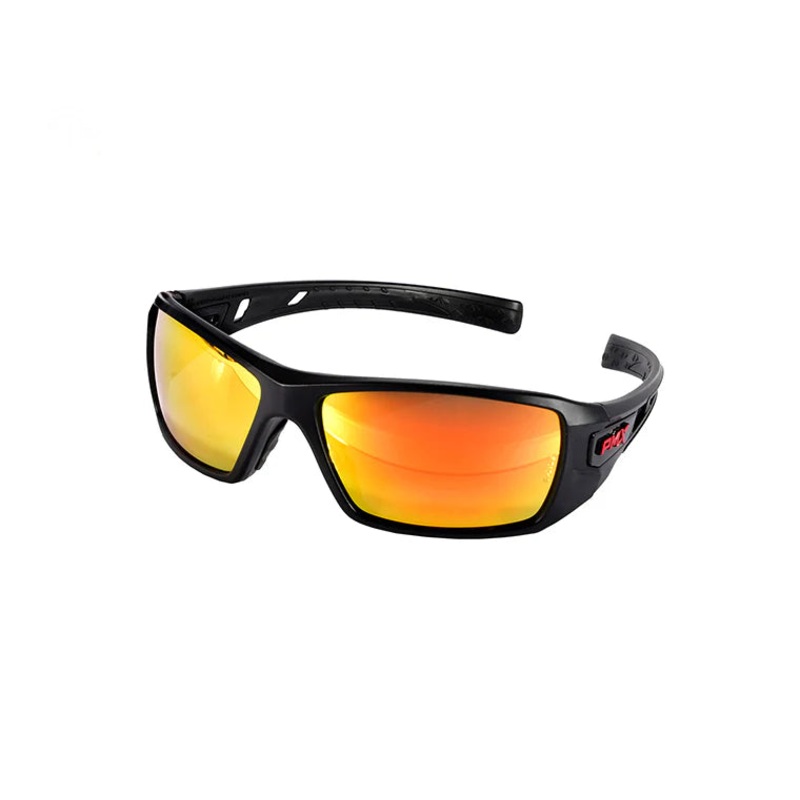 16669 Pyramex Safety Glasses Black Frame / Orange Lens