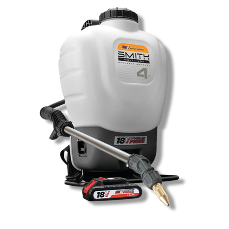 190576 Smith 4-Gallon Battery Powered Backpack Sprayer