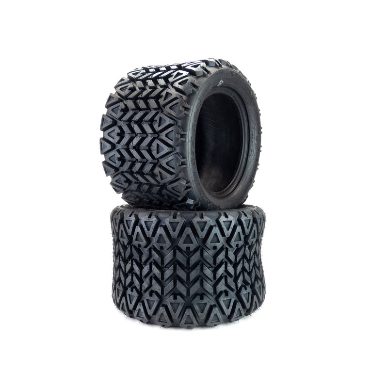 (2) All Terrain Tires 18×10.50-10 6 Ply 350 Mag