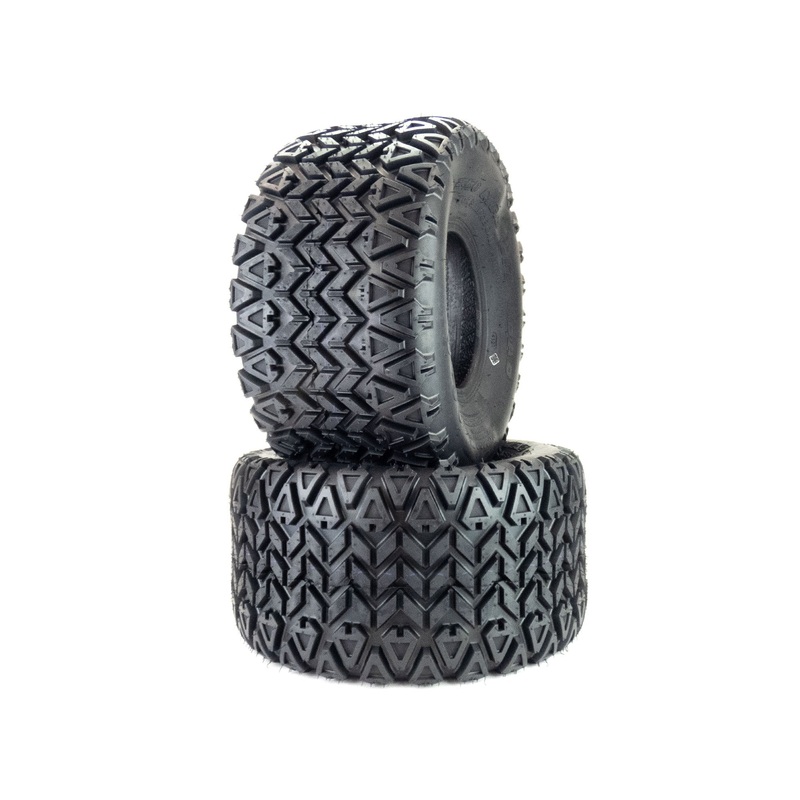 (2) All Terrain Tires 20×10.00-8 4 Ply 350 Mag