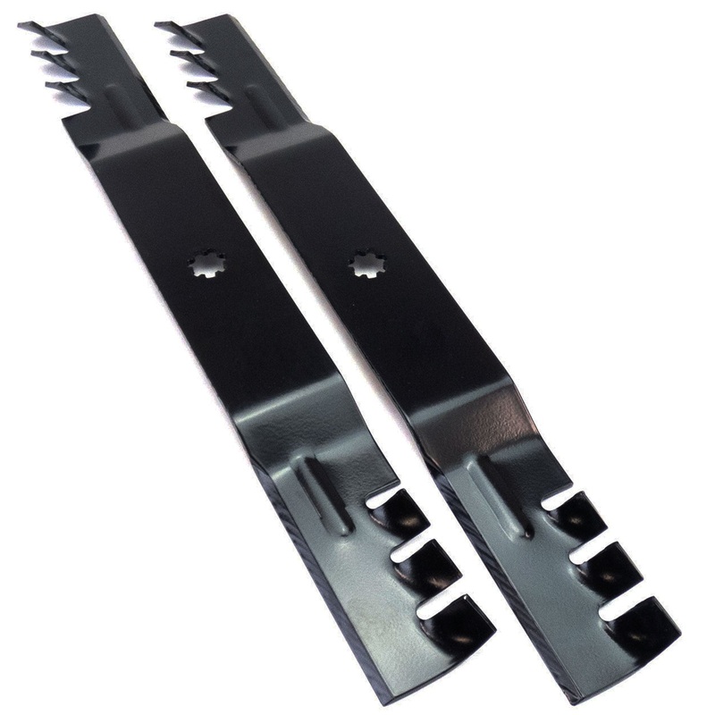 (2) Blades for John Deere 42 D100 LA100 AM137328 AM141033 GX22151 GY20850