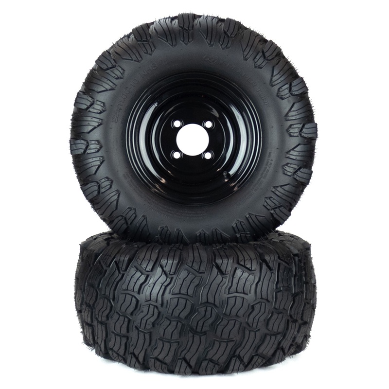 (2) Reaper Turf Tire Assemblies 22×11.00-10 Fits Bad Boy ZT Elite Models 022-2014-00