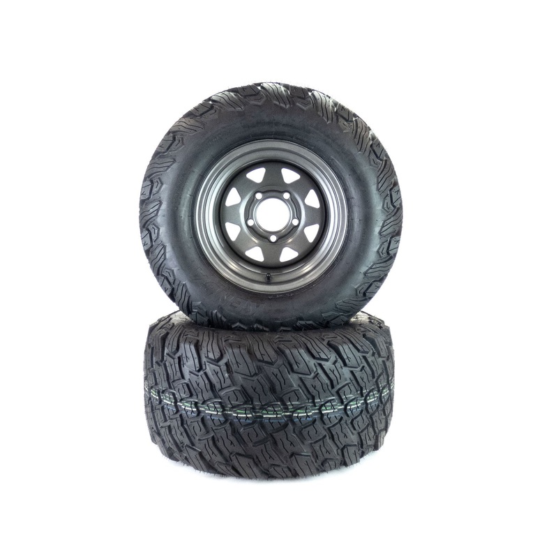 (2) Reaper Turf Tire Assemblies 24×12.00-12 Fits Gravely PT 200 400 60 72 07101119
