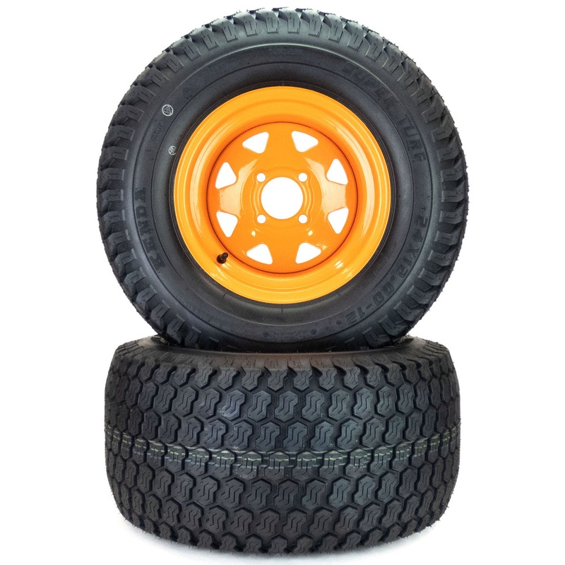 (2) Super Turf Tire Assemblies 24×12.00-12 Fits Scag Patriot Tiger Cat II 61 481850