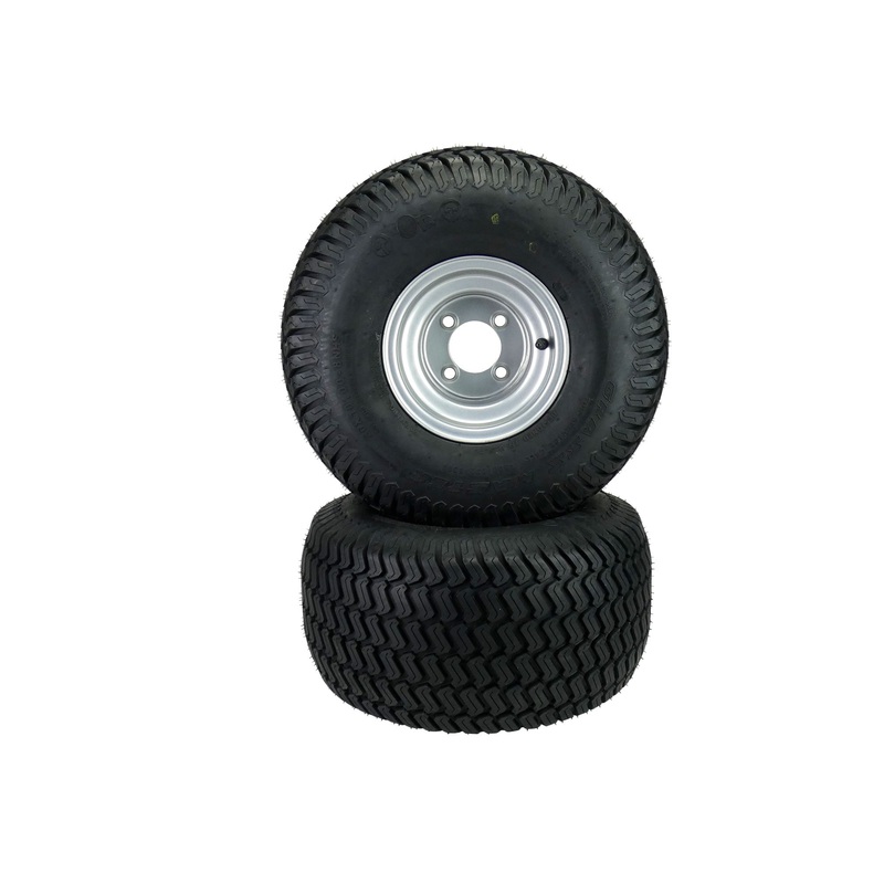 (2) Turf Tire Assemblies 20×10.00-8 Universal Fits Lawn Mower – Golf Cart