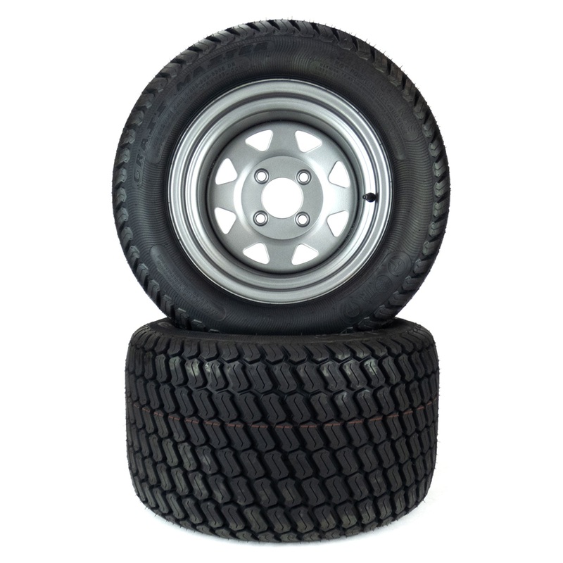 (2) Turf Tire Assemblies 22×12.00-12 Fits Gravely Ariens HD Apex 52 60 07101227