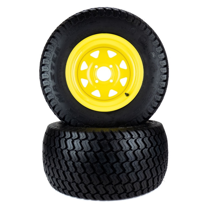 (2) Turf Tire Assemblies 24×12.00-12 Fits John Deere ZTrak Pro TCA17309