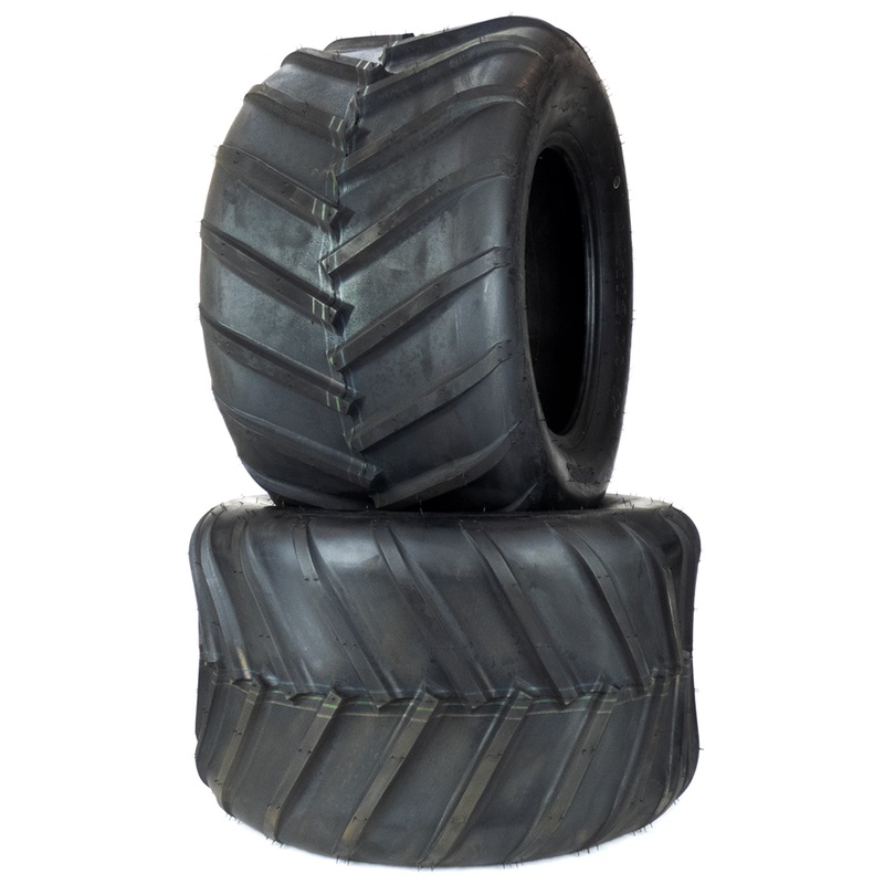 (2) VBar K472 Tires 4 Ply 24×12.00-12 Zero Turn Mowers