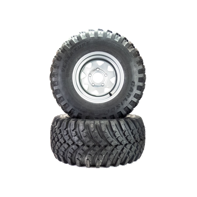 (2) Versa Turf Tire Assemblies 26×12.00-12 Fits Hustler Super 88 607647