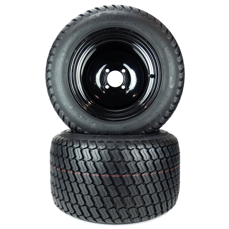 (2) Wide Stance Turf Tire Assemblies 22×12.00-12 Fits Hustler Raptor XDX 54 60 609118