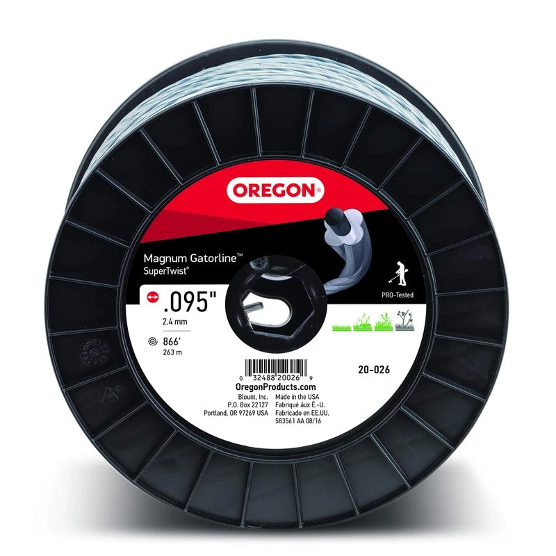 20-026 Oregon .095 Super Twist Trimmer Line (Genuine Oregon Product)