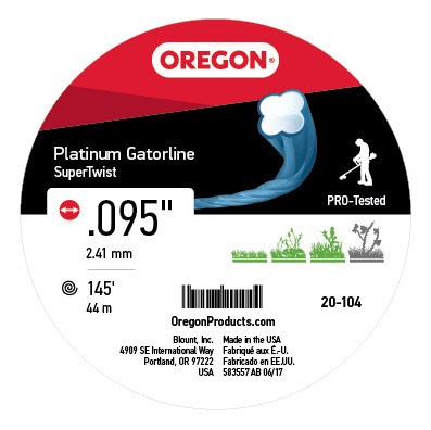 Oregon Equipment Parts 20-104 GatorlinePlatinum .095 1/2Lb