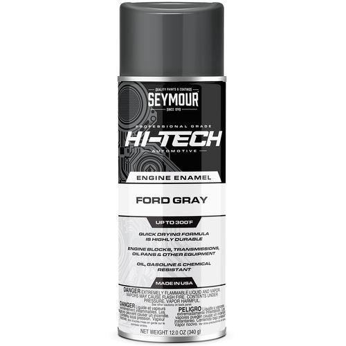 Seymour Ford Grey Heat Resistant Spray Paint 12 Oz.
