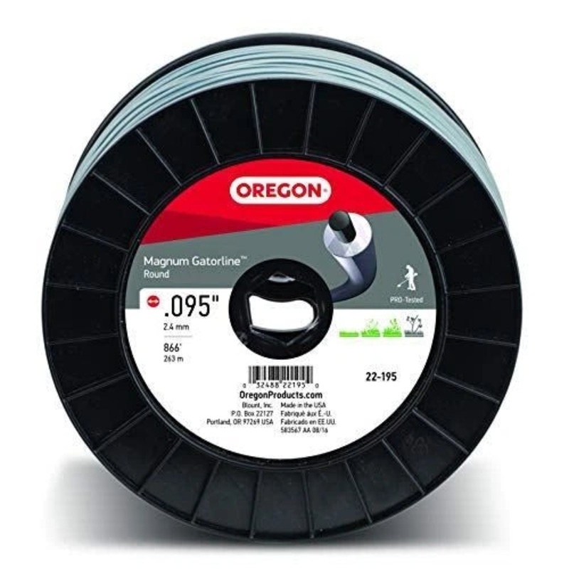 22-195 Magnum Gatorline .095 Trimmer Line (3 lb Spool)