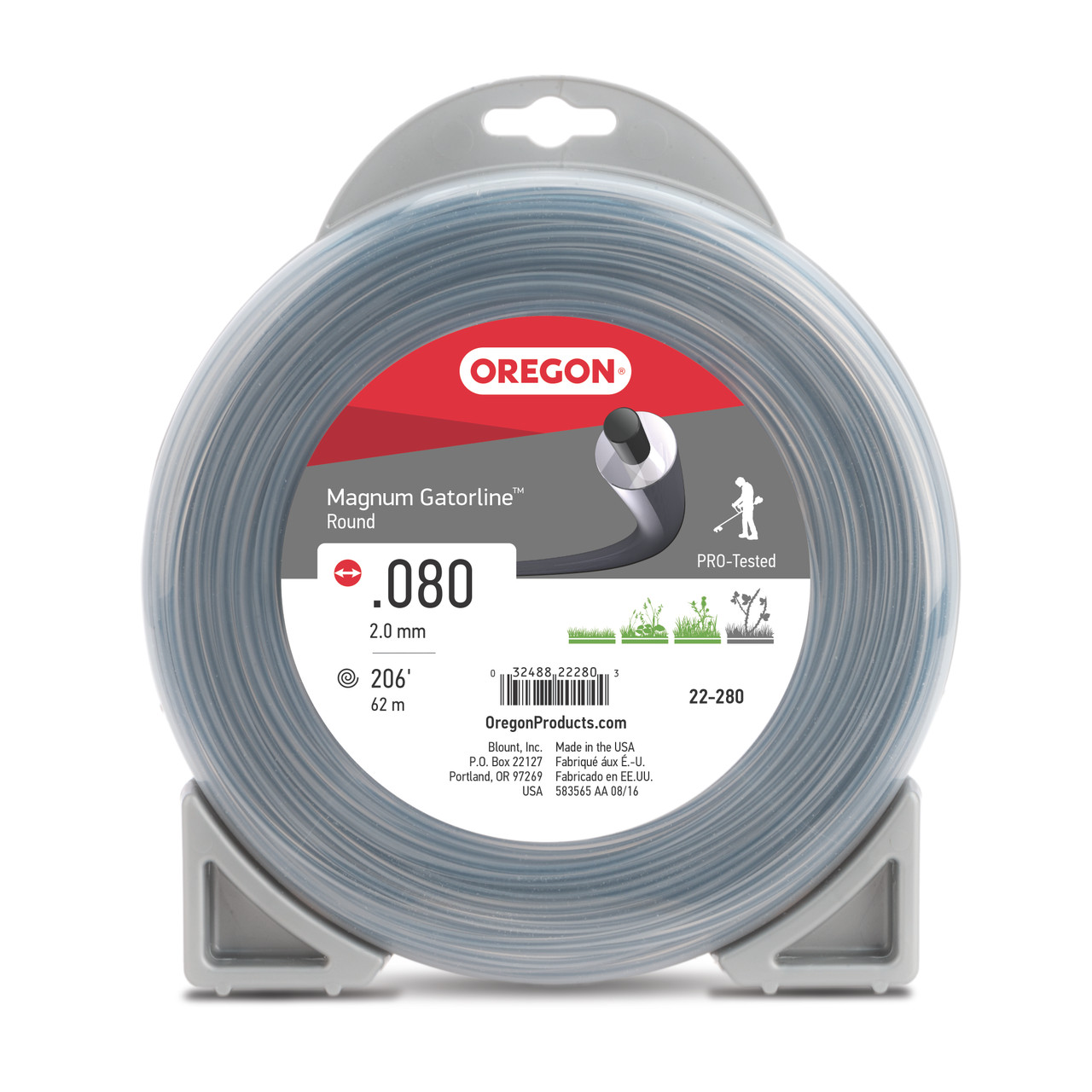 Oregon Equipment Parts 22-280 GatorlineMagnum Round .080 1