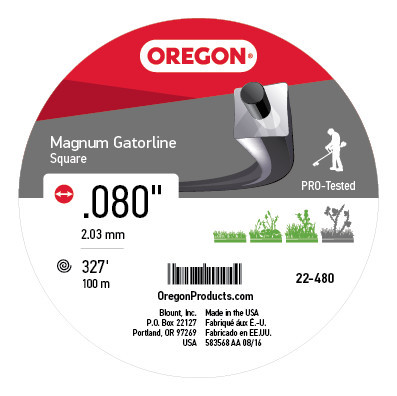 Oregon Equipment Parts 22-480 GatorlineMagnum Square .080