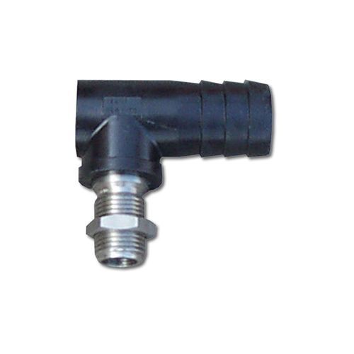 1" L NOZZLE BODY BLACK WITH SS THREADS