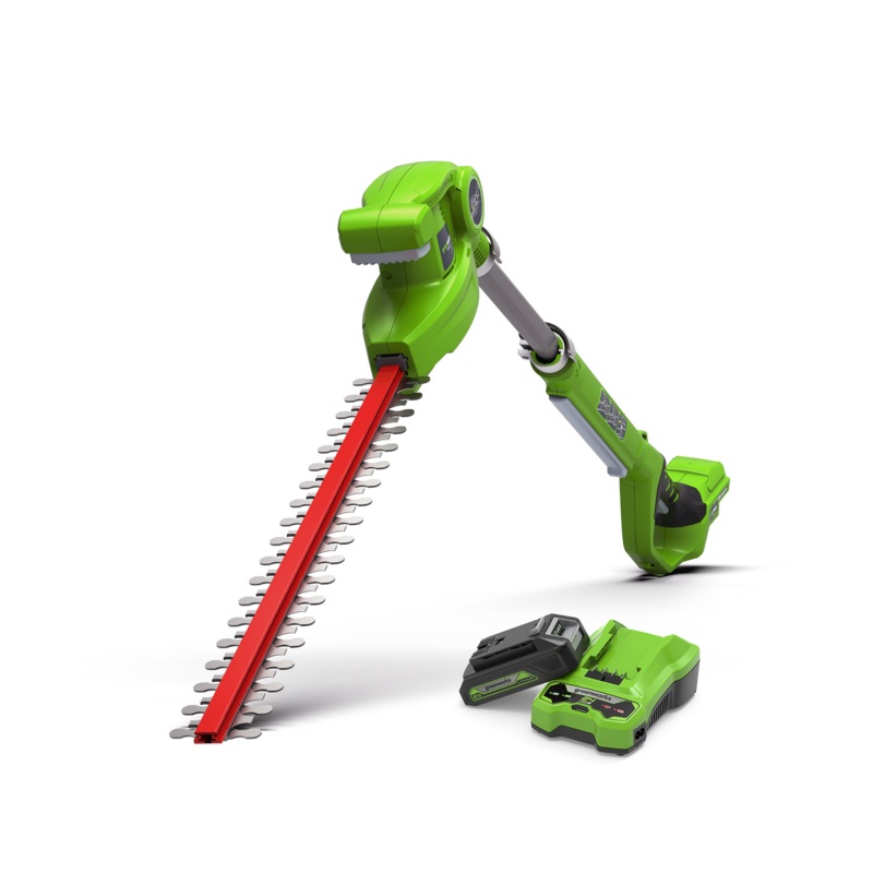 24V Pole Hedge Trimmer 51cm – 2Ah Battery