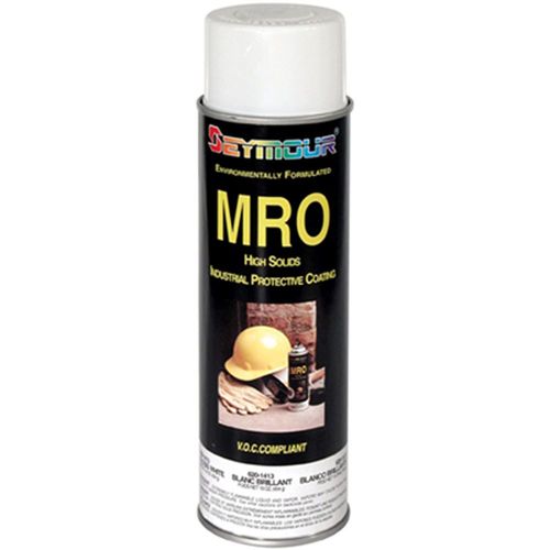 Seymour MRO Industrial Enamel White Gloss Spray Paint 20 OZ.