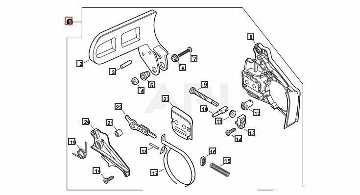 P021048620 Genuine ECHO- CHAIN BRAKE ASSY CS-361P