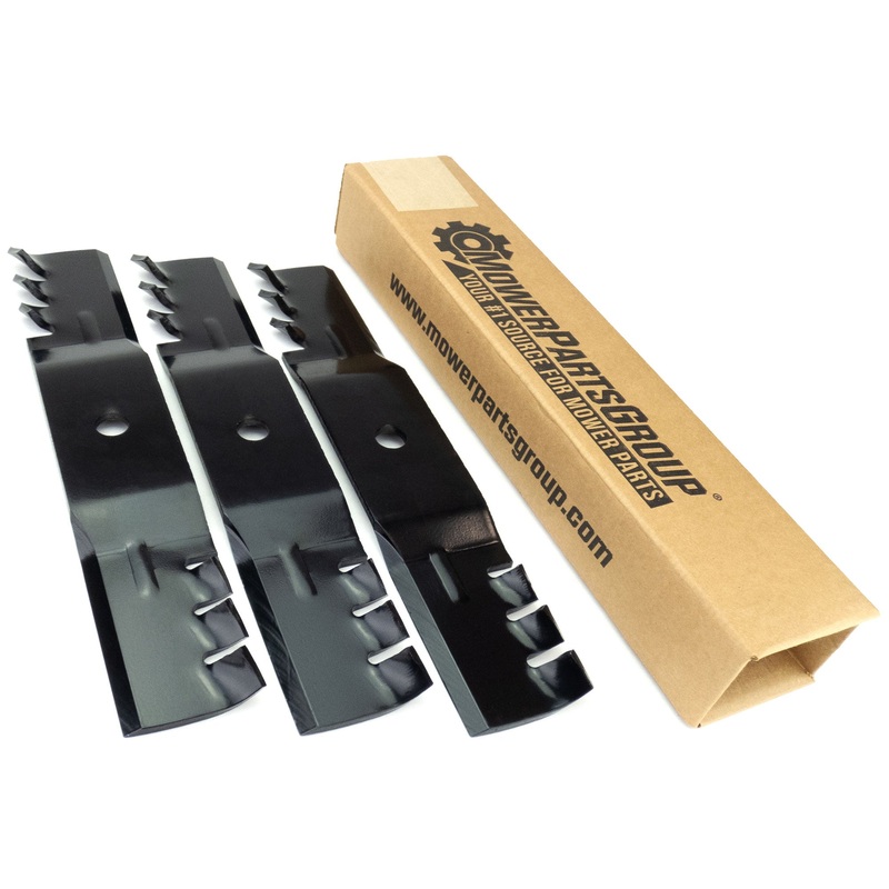 (3) Heavy Duty Mulching Blades for John Deere 48 M115495