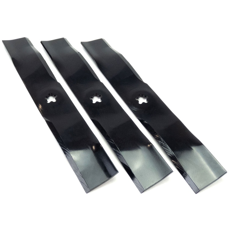 (3) Mulching Blades Compatible With Husqvarna 48 2748GLS YTH2148 532173921