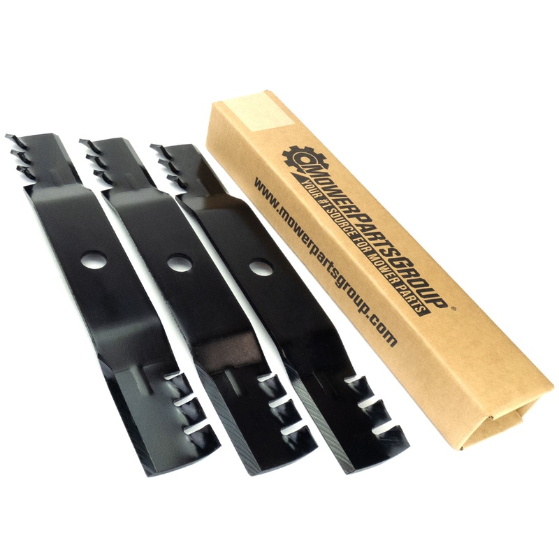 (3) Mulching Blades for Kubota 60 K5647-34340, K5647-34330