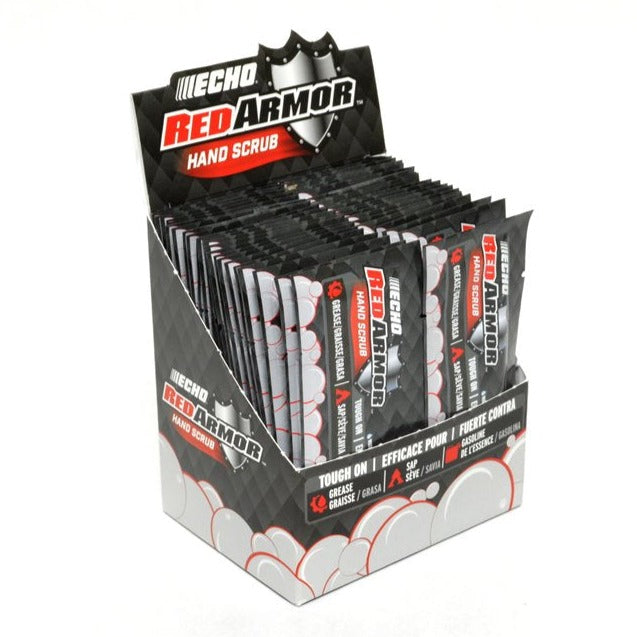 Red Armor Hand Scrub 0.2oz Sample/Travel Packs (50 Count) 3550000