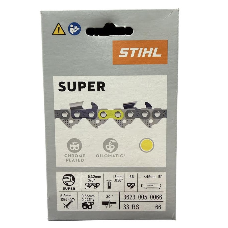 3623 005 0066 Stihl 33RS 18" Chainsaw Chain 66 Drive Links Rapid Super Genuine OEM Part