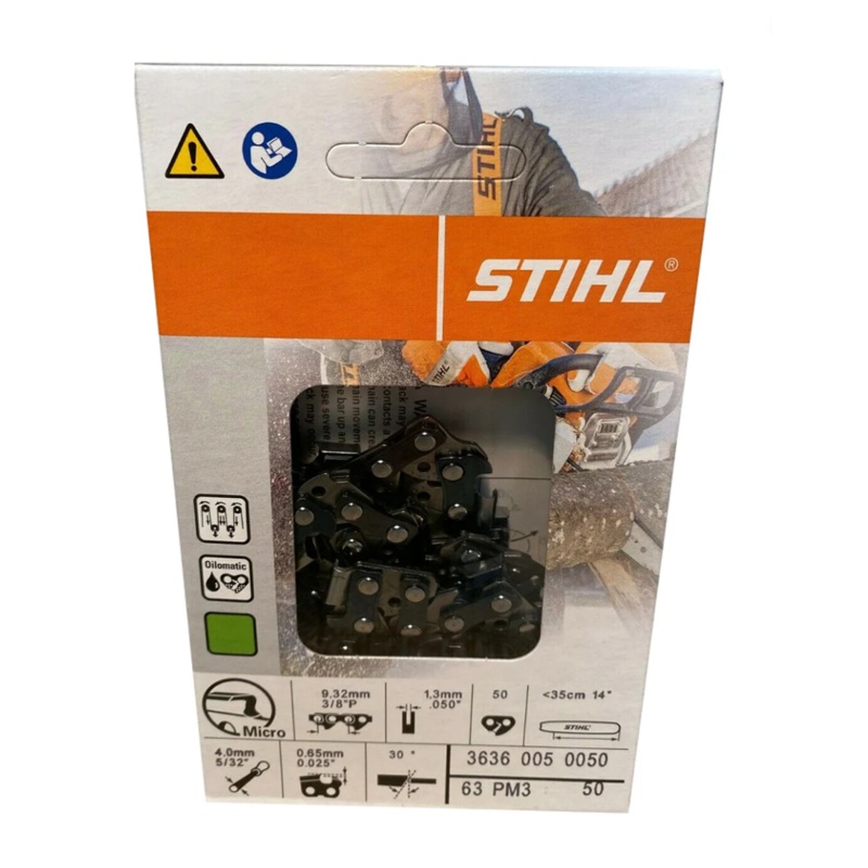 3636 005 0050 STIHL 14" Saw Chain, 3/8" Picco Pitch, .050" Gauge, 50 Drive Links