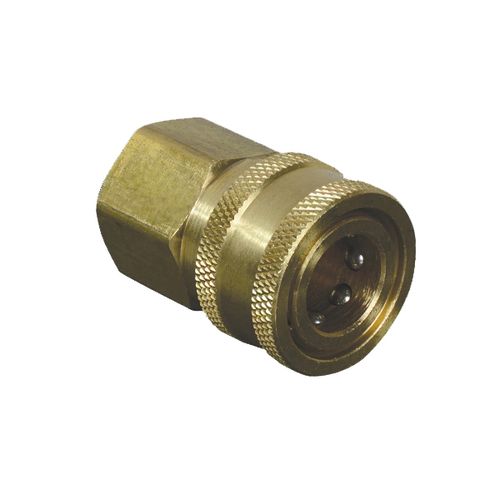 #6 FEMALE QD SOCKET BRASS 1/4 NPT