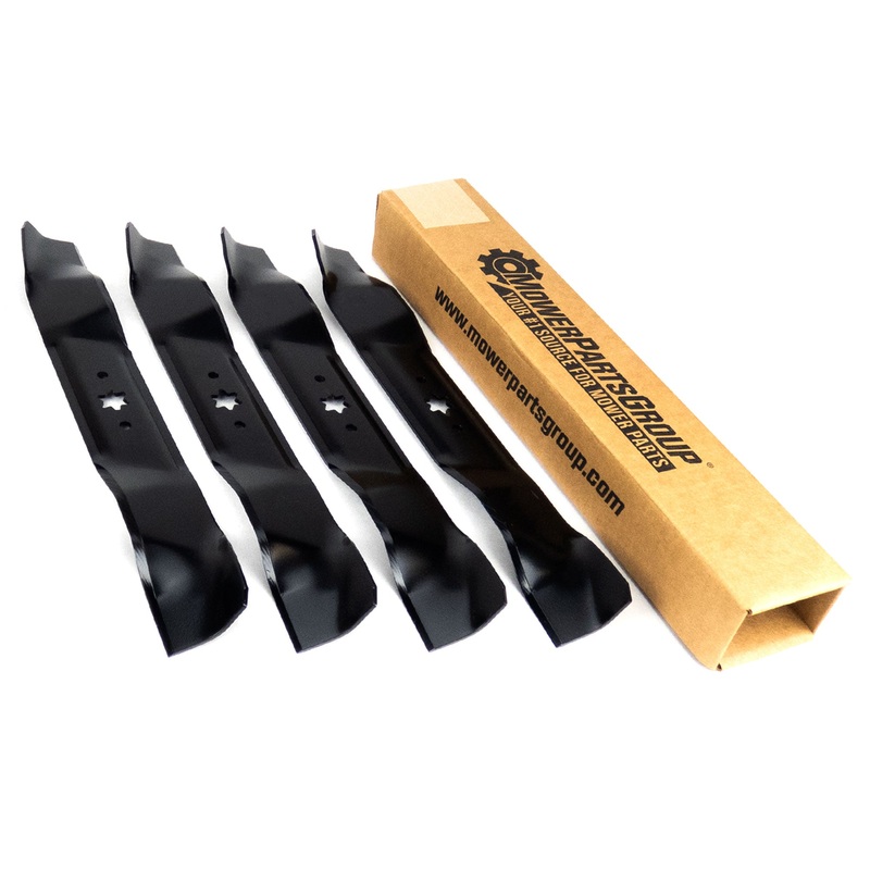 (4) Blades Compatible With MTD 38 CLT38G, 13A277KF897, 742-0610, 742-0610A, 942-0610A