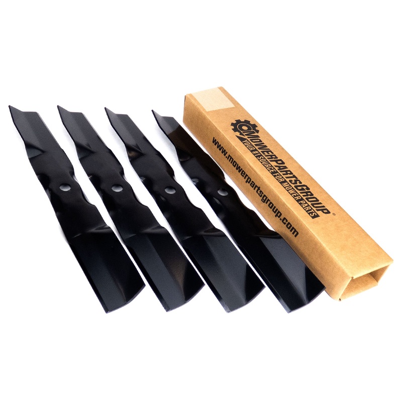 (4) Blades for John Deere 42 X350 with Accel Deck M170639, UC22008