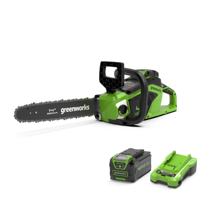 40V Chainsaw 35cm 1,5 kW – 4Ah Battery