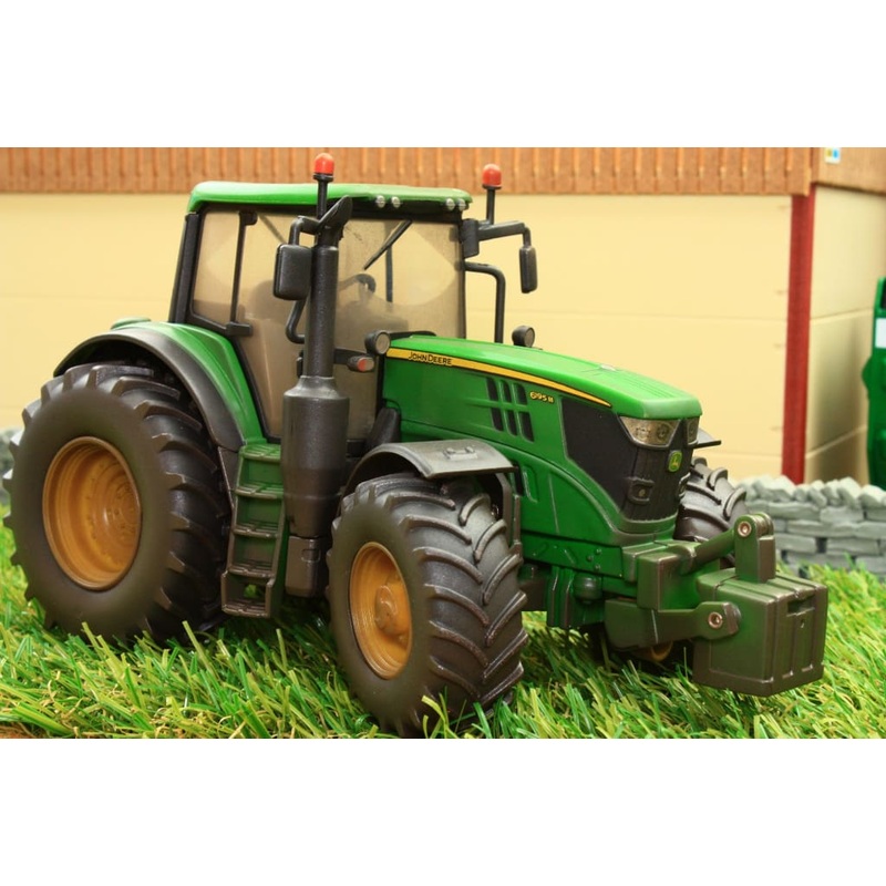 43150A1(W) Weathered Britains John Deere 6195M Tractor