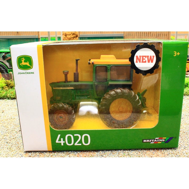 43362(W) Weathered Britains John Deere 4020 Tractor with Cab