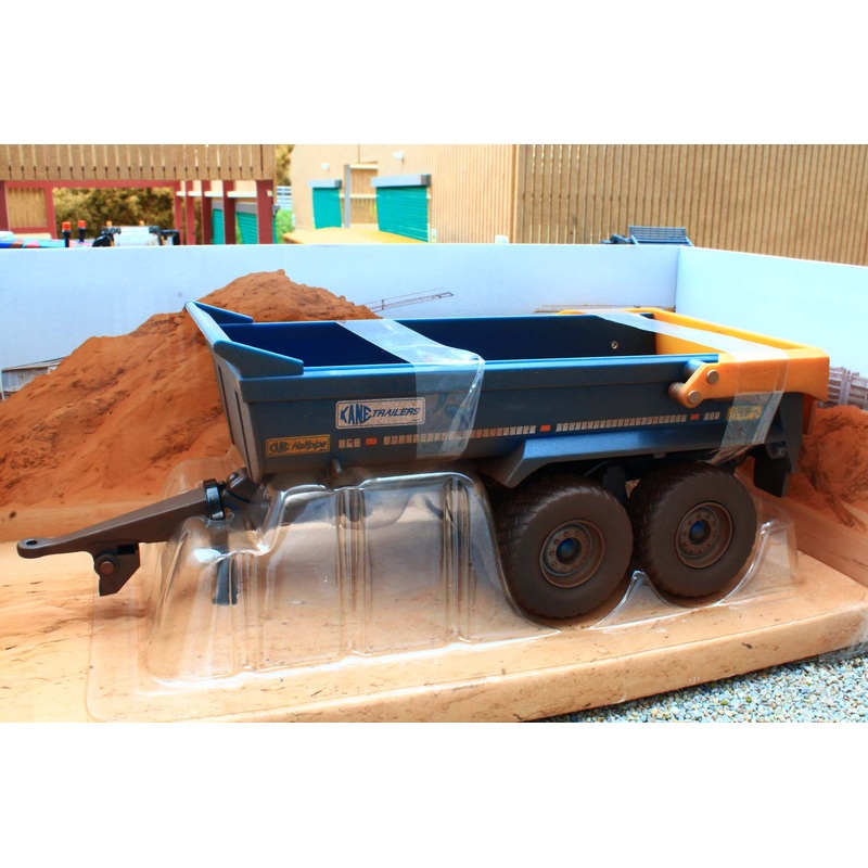 43368(W) Weathered Britains Kane Twin-Axle Dump Trailer DIRTY VERSION