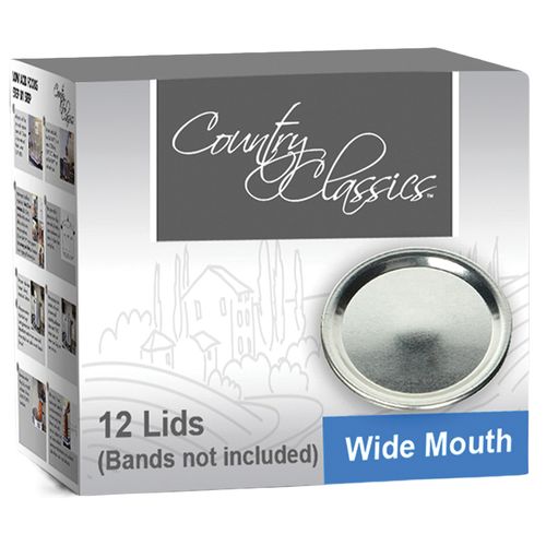 Ball Wide Mouth Lids, 12 Pack