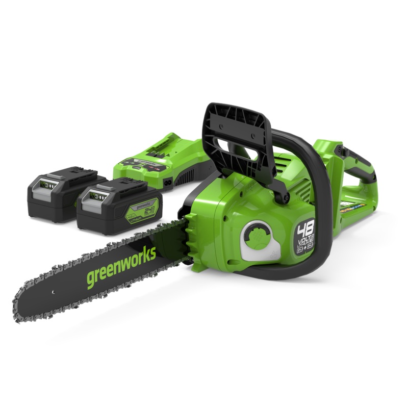 48V (24V x 2) Chainsaw 36cm – 2x 4Ah Battery