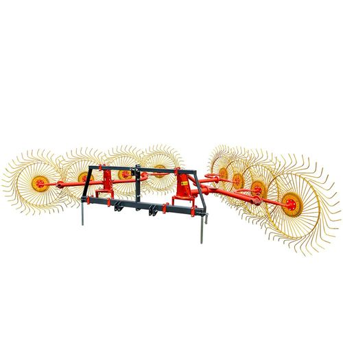 Grizzly Hay Rake, 3 Point, 8 Wheel