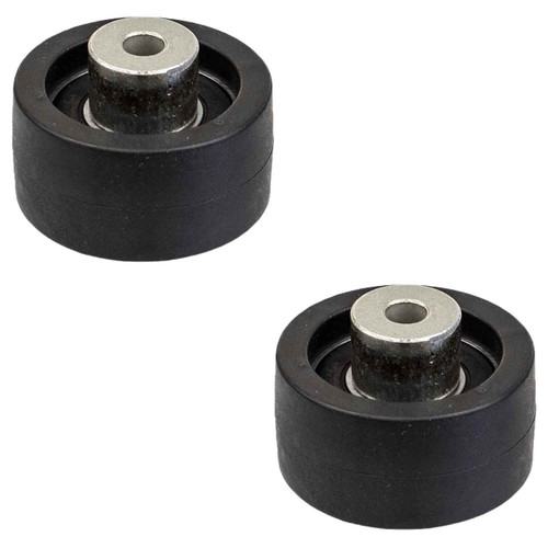 529534501 PULLEY IDLER.FLANGELESS.2.00WITH SPACER ZINC CLEAR OEM (2 Pack) For HUSQVARNA ST 224P