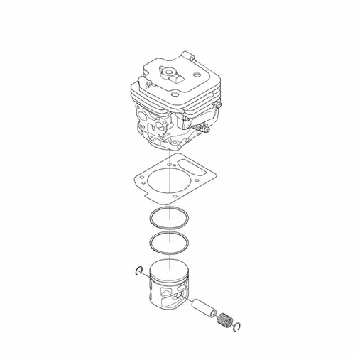 537637001 Cylinder Kit 590Bts/Bfs Husqvarna Genuine OEM Part