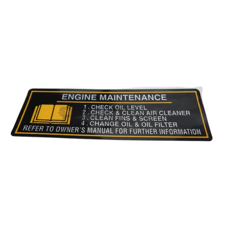 56033-7001 Kawasaki Manual Label (OEM-Spec)