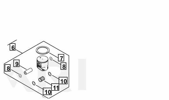 P100004580 Genuine OEM PISTON KIT Echo CS-4510 CS4510